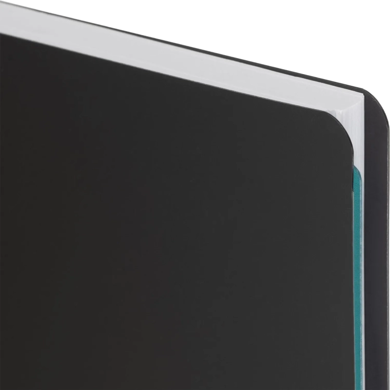 Бизнес-тетрадь SMARTBOOK А5 120л. клетка,спир,микроп,разд,карм,сер-бирюз