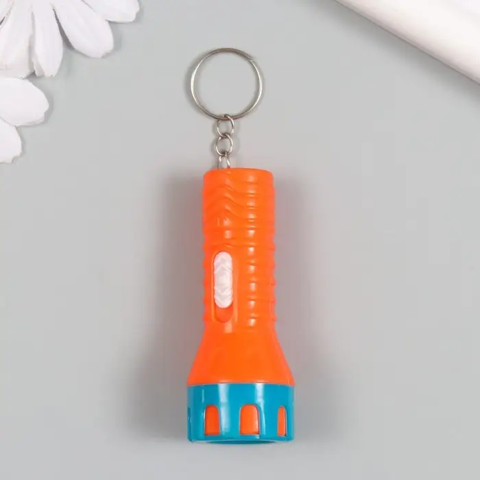 Фонарик свет на кольце Фонарик свет на кольце "Яркость" JF-919 LR44x3 шт МИКС 3,7х5,2х1,5 см