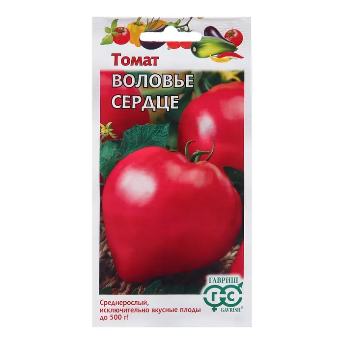 Семена Томат Семена Томат "Воловье сердце", 0,05 г