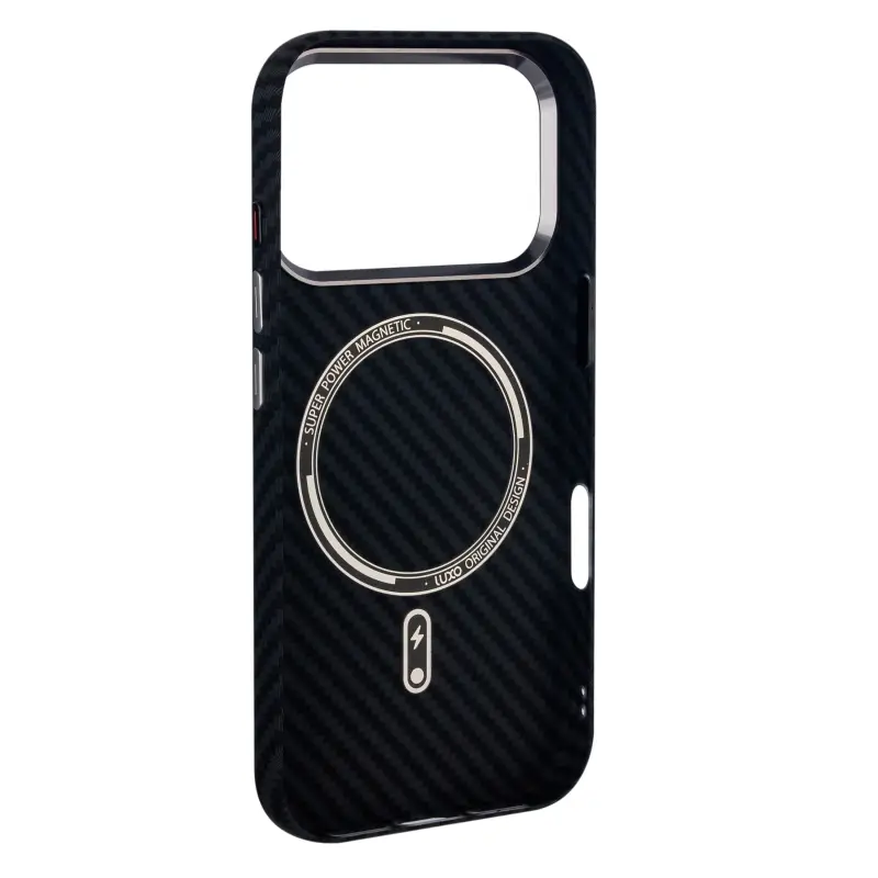 Чехол iPh 17 Pro Luxo Carbon