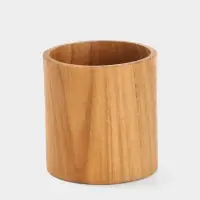 Стакан, 8&times;8&times;8 см, тиковое дерево