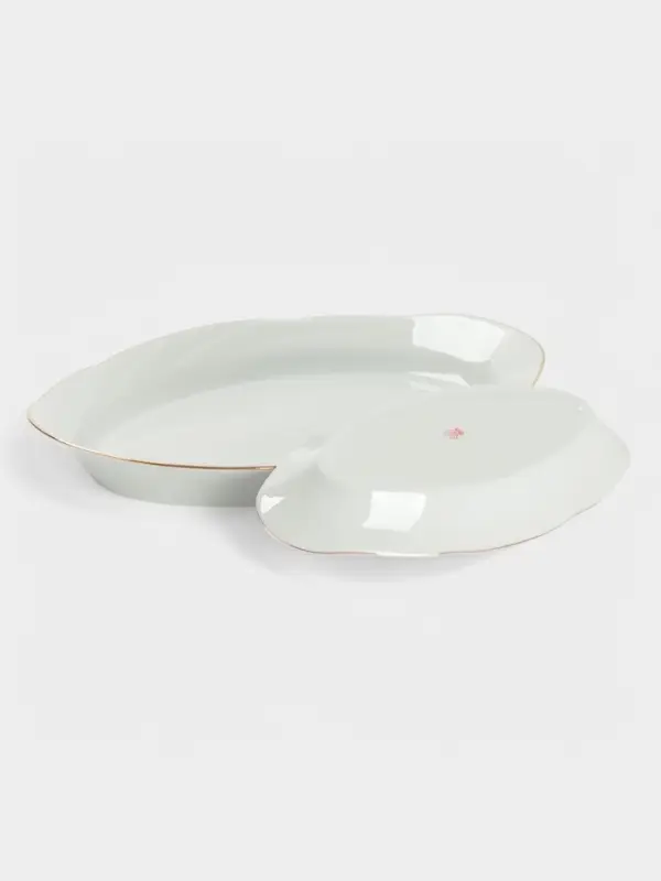 Сервиз столовый Добрушский завод &laquo;Голубка&raquo;, 36 предметов, 4 вида тарелок, фарфор, белый