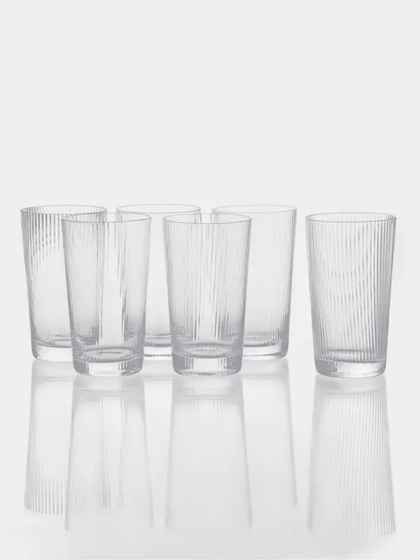 Набор стаканов "Восхищение", 6 шт, р-р 1й шт 8х14 см, 350 мл