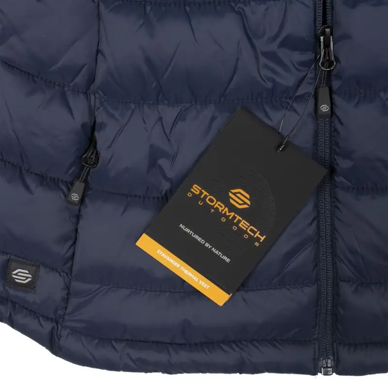 Жилет компактный мужской Stavanger черный с серым, размер S