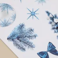 Наклейки интерьерные новогодние «С Новым годом», 21 х 29.7 см