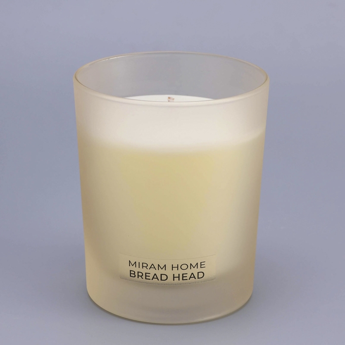 Свеча ароматическая в стекле  Свеча ароматическая в стекле "BREAD HEAD", хлеб, перец,  розмарин, 200 г