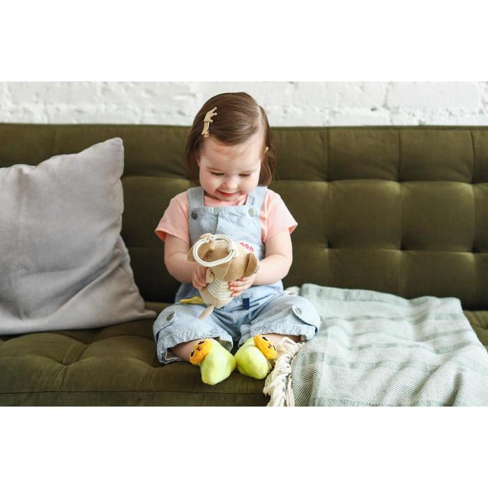 Подвеска мягкая с вибрацией «Слоник Няша», прорезыватель, на кроватку, коляску, Крошка Я Подвеска мягкая с вибрацией «Слоник Няша», прорезыватель, на кроватку, коляску, Крошка Я