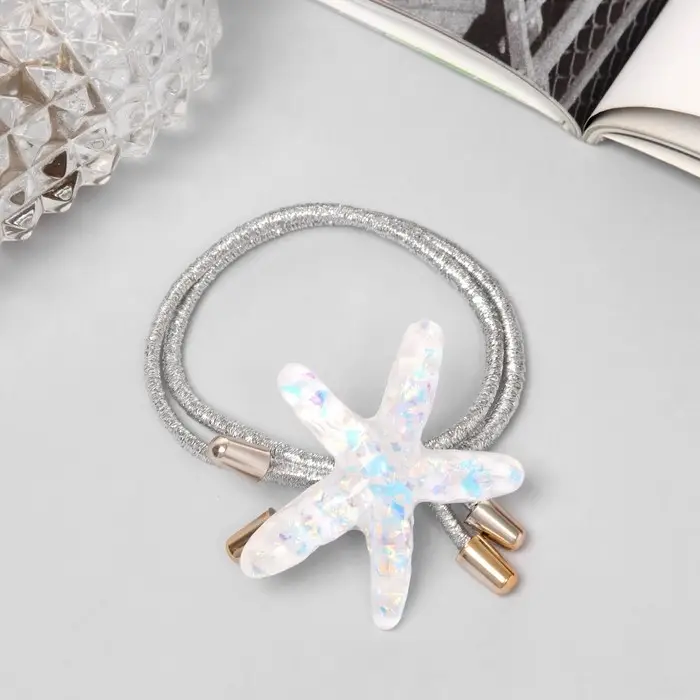 Резинка для волос "Кэрол" морская звезда, 5 см