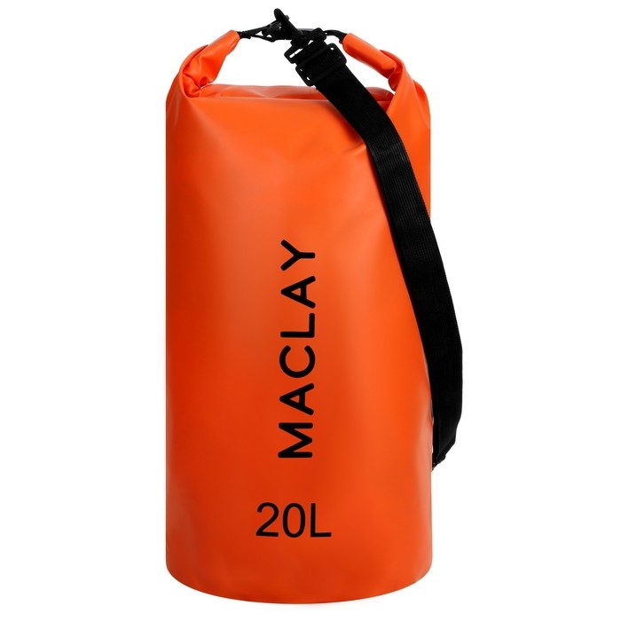 Гермомешок туристический maclay, 20 л, 500D, цвет оранжевый Гермомешок туристический maclay, 20 л, 500D, цвет оранжевый