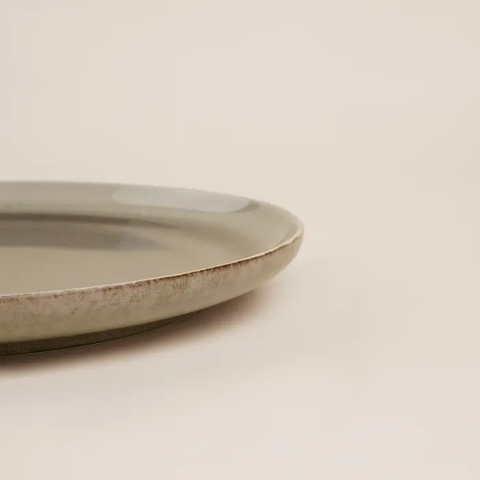 Тарелки SL Home &laquo;Мольвено&raquo;, d=21.4 см, фарфор, набор 2 шт., зелёные