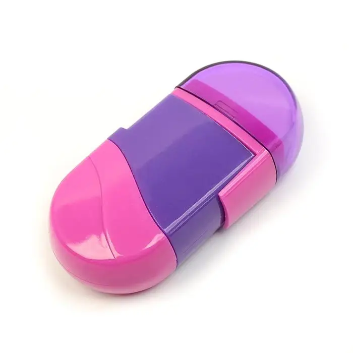 Точилка с контейнером «Универсальная», с ластиком, МИКС Точилка с контейнером «Универсальная», с ластиком, МИКС