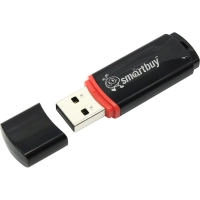 Флеш-память Smartbuy Crown, 8Gb, USB 2.0, чер, SB8GBCRW-K