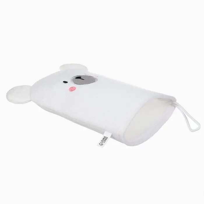 Детская мочалка для купания M&B &laquo;Медвежонок&raquo;, махра