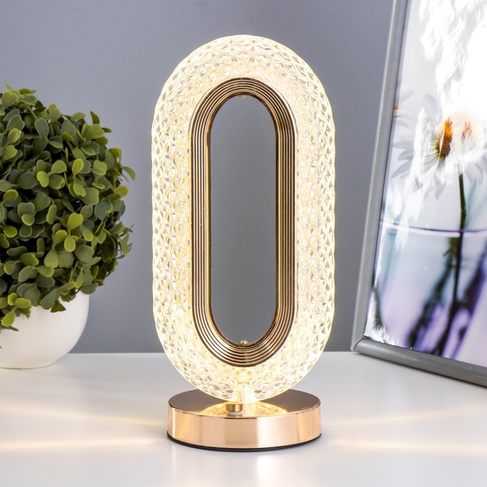 Настольная лампа  Настольная лампа "Ренди" LED 4,5Вт USB 12х10х26 см