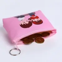 Кошелёк детский LOVE, монетница, на молнии, МИКС