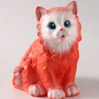 Копилка для денег &laquo;Котенок большой&raquo; 20 см, рыжая