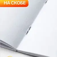 Альбом для рисования Calligrata А4, 24 листа, на скрепке, плотность листов 100 г/м&sup2;, обложка из мелованного картона