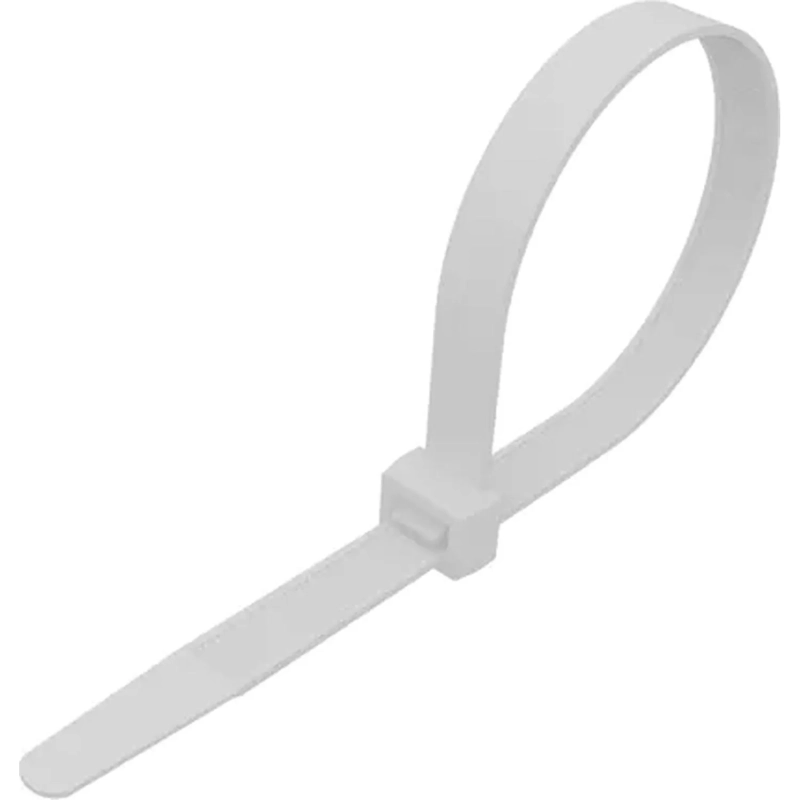Стяжка REXANT (87-0150) нейлон. морозостойкая 150x2,5мм, белая (100 шт/уп)