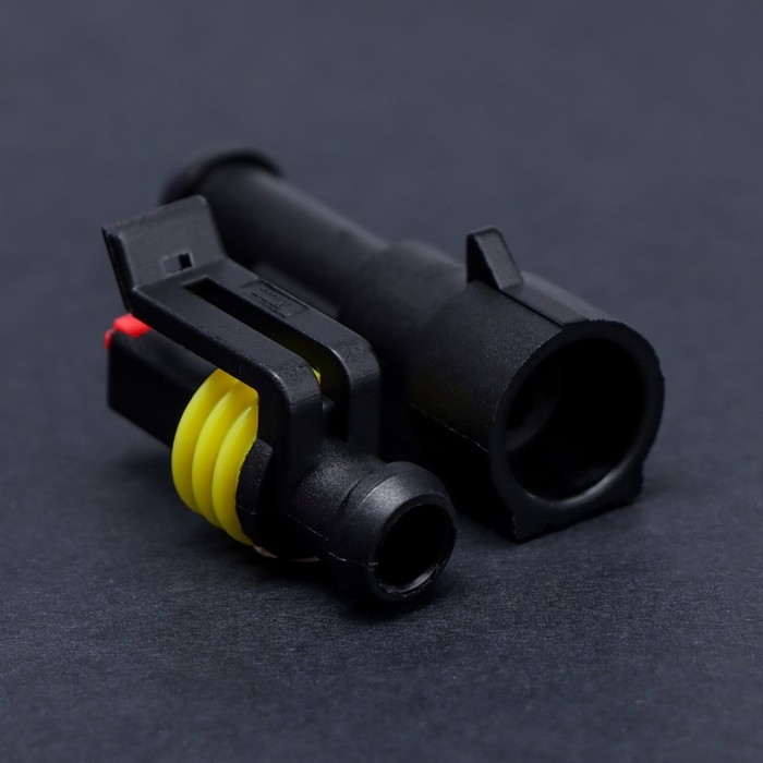 Разъем автомобильный, герметичный штекер-гнездо DJ7011-1.5-11/21, 1 контакт, набор 5 шт Разъем автомобильный, герметичный штекер-гнездо DJ7011-1.5-11/21, 1 контакт, набор 5 шт