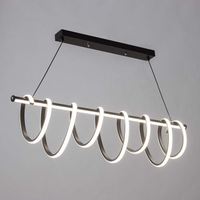 Светильник с ПДУ Светильник с ПДУ "Аксел" LED 120Вт 3000-6000К черный 90х25х18 см