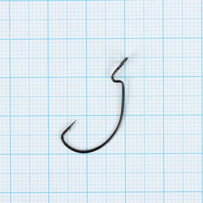 Крючки офсетные YUGANA Wide range worm big eye, № 8, 4 шт. Крючки офсетные YUGANA Wide range worm big eye, № 8, 4 шт.