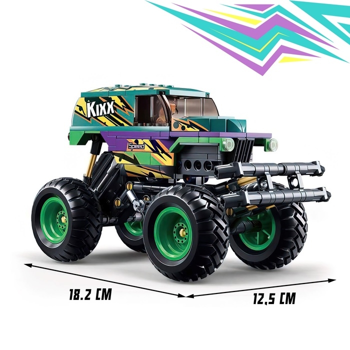 Конструктор внедорожник &laquo;Бигфут&raquo; Sluban Механо, инерционный, 252 детали, 6+