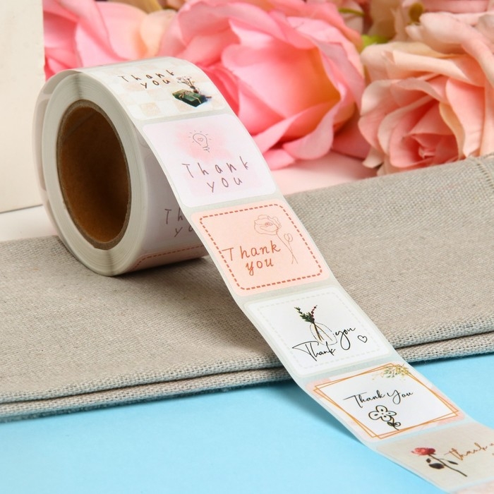 Новый год. Наклейки в рулоне Новый год. Наклейки в рулоне "Искусство", 500 шт, 3,0 х 3,0 см