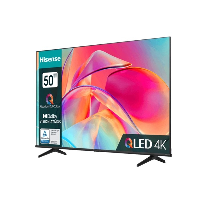 Телевизор Hisense 50E7KQ, 50 Телевизор Hisense 50E7KQ, 50", 3840x2160, DVB-T2/C/S2, HDMI 3, USB 2, Smart TV, чёрный