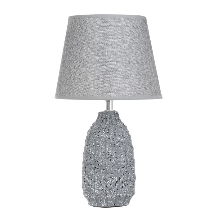 Лампа настольная Лампа настольная "Баожэй" 1х40Вт Е14 серый 20х20х34см