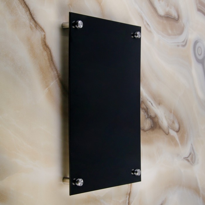 Дистанционный держатель для табличек, 16х30 мм, цвет матовый никель,набор 6 шт. Дистанционный держатель для табличек, 16х30 мм, цвет матовый никель,набор 6 шт.