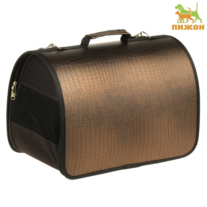 Сумка - переноска для животных, искусственная кожа, 40 х 25 х 27 см Сумка - переноска для животных, искусственная кожа, 40 х 25 х 27 см