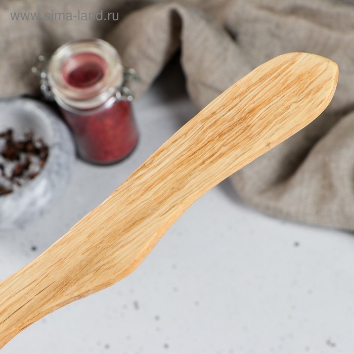 Лопатка дубовая «Косая», 30 см, МИКС