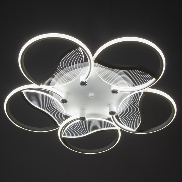 Люстра Люстра "Анита" 5хLED 90Вт 3000-6000К RGB белый 65х65х8см