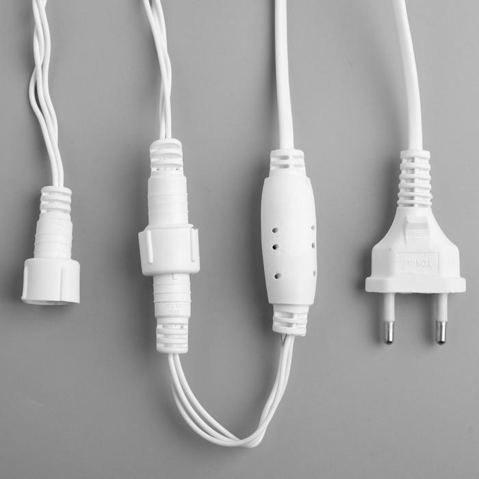 Гирлянда «Нить» 10 м, IP44, УМС, белая нить, 100 LED, свечение мульти, 220 В Гирлянда «Нить» 10 м, IP44, УМС, белая нить, 100 LED, свечение мульти, 220 В