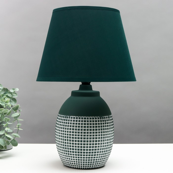 Настольная лампа 16772/1GN E14 40Вт зеленый 13,5х13,5х39 см RISALUX