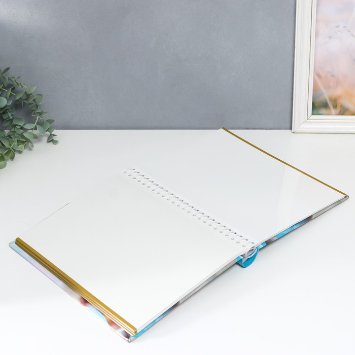 Фотоальбом магнитный 20 листов Фотоальбом магнитный 20 листов "Цветочный" МИКС 29х24,5х2,5 см