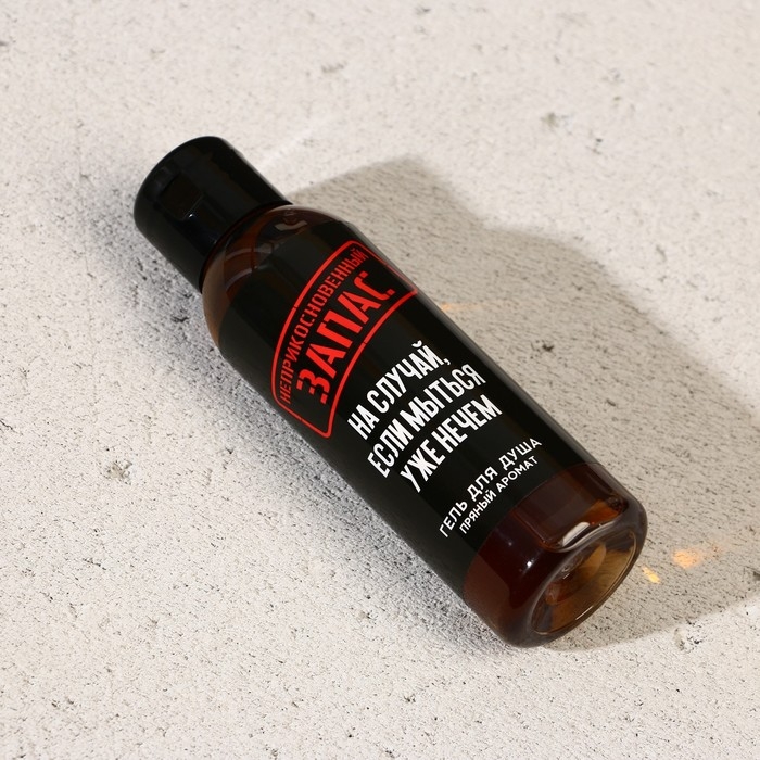 Гель для душа «Неприкосновенный запас», 100 мл, аромат пряности, HARD LINE