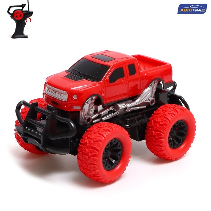 Джип радиоуправляемый Truck, 1:20, работает от аккумулятора, цвет красный Джип радиоуправляемый Truck, 1:20, работает от аккумулятора, цвет красный