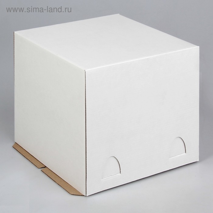 Коробка для торта, белая, 24 х 24 х 20 см Коробка для торта, белая, 24 х 24 х 20 см