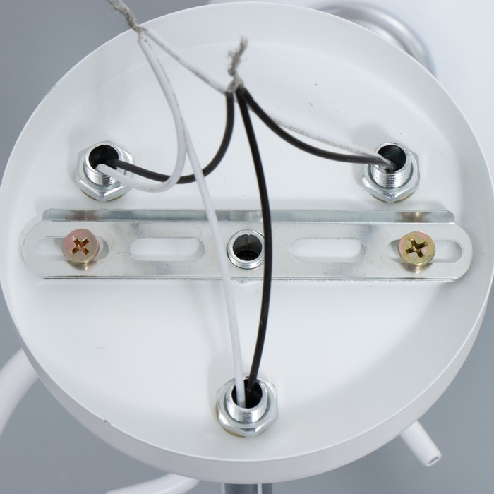 Люстра Люстра "Ава" 3хЕ27 40Вт бело-хромовый 50х50х27 см BayerLux