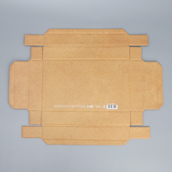 Коробка подарочная новогодняя складная «Мандариновое настроение», 25.5 х 15 х 4 см, Новый год Коробка подарочная новогодняя складная «Мандариновое настроение», 25.5 х 15 х 4 см, Новый год