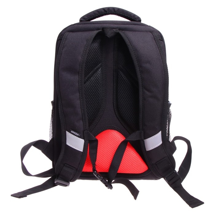 Рюкзак каркасный, 37 х 26 х 16 см, Grizzly RAw-397, со светодиодами, чёрный RAw-397-5_1 Рюкзак каркасный, 37 х 26 х 16 см, Grizzly RAw-397, со светодиодами, чёрный RAw-397-5_1