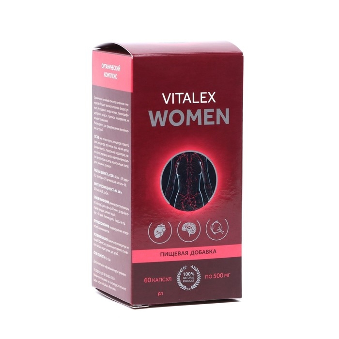 Vitalex Omega-3 Women, 60 капсул по 500 мг Vitalex Omega-3 Women, 60 капсул по 500 мг