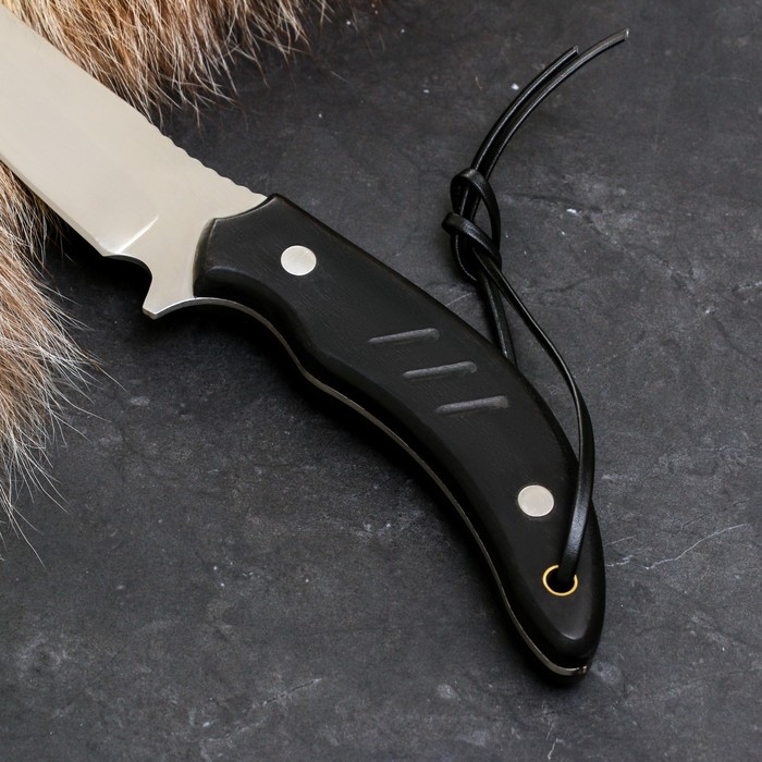 Нож кавказский Нож кавказский "Коготь" с ножнами, сталь - 65х13, рукоять - граб