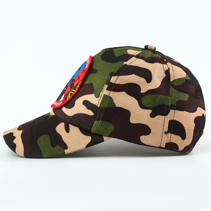 Карнавальная кепка «Военный», нашивка-солдат, р. 52–54 Карнавальная кепка «Военный», нашивка-солдат, р. 52–54