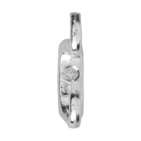 Крючок мебельный ТУНДРА TKD010, двухрожковый, хром, 10 шт