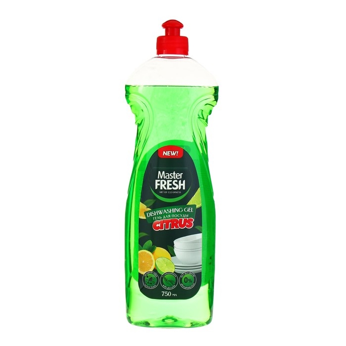 Гель-бальзам  Mater FRESH для мытья посуды, формула GOLD, цитрус, 750 мл Гель-бальзам  Mater FRESH для мытья посуды, формула GOLD, цитрус, 750 мл