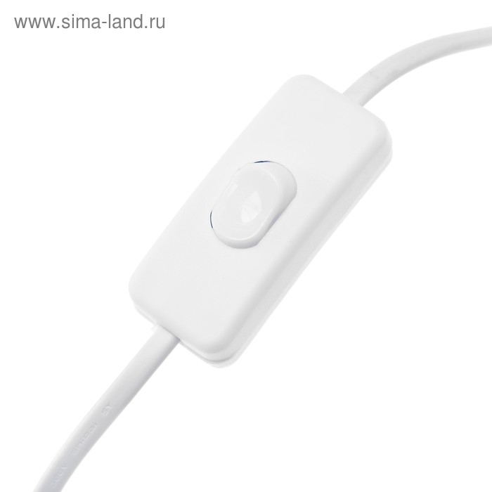 Cетевой шнур Ecola LED linear, для светильника T5 с вилкой и общим выключателем, 1 м