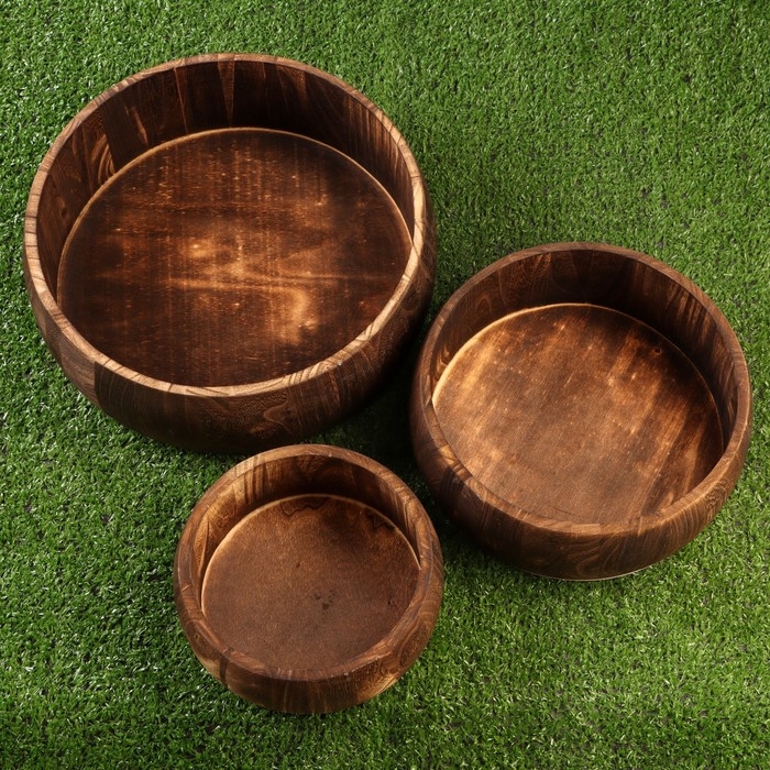 Набор кашпо  Набор кашпо "Селин" 28х10/23х7/18х7см