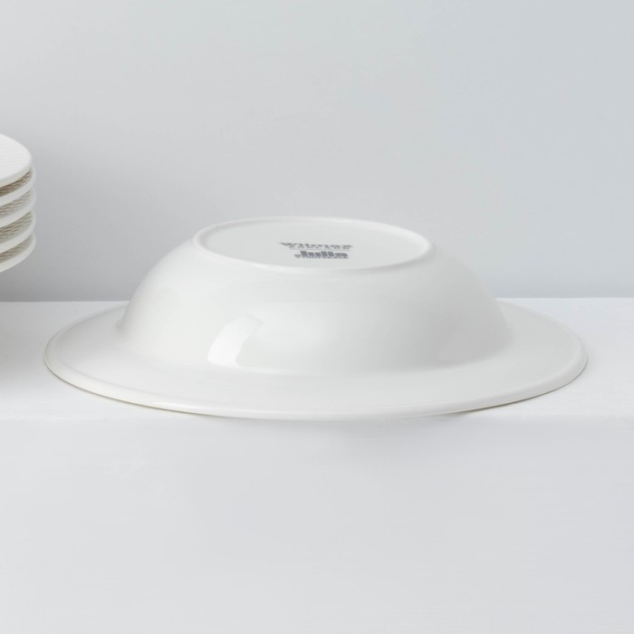 Набор тарелок глубоких фарфоровых Wilmax «Юлия Высоцкая», 6 предметов: 400 мл, d=22,5 см, цвет белый Набор тарелок глубоких фарфоровых Wilmax «Юлия Высоцкая», 6 предметов: 400 мл, d=22,5 см, цвет белый